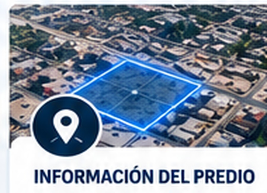 Ejemplo ilustrativo de terreno urbano y GIS